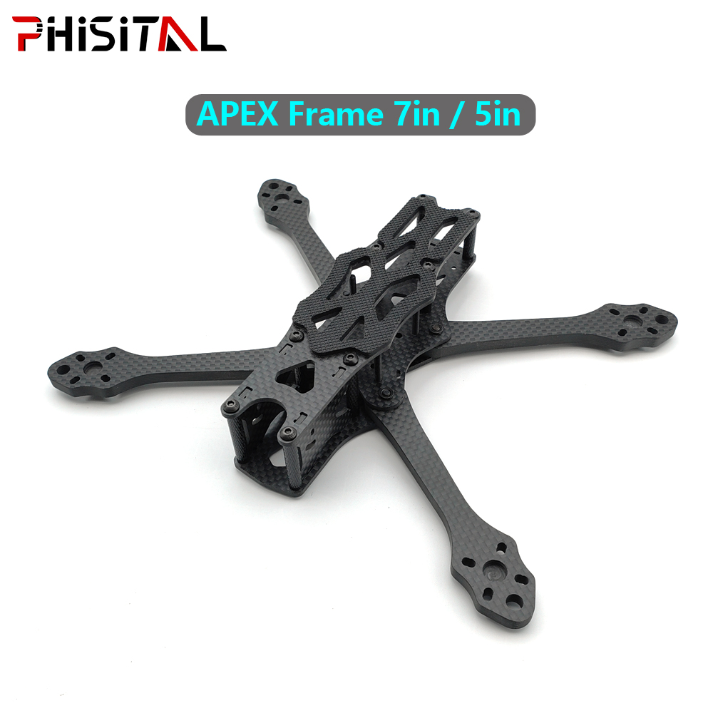 Drone Aerial Photography - APEXフレーム 7インチ/6インチ/5インチ カーボンファイバー クアッドコプターフレームキット 19/22mmカメラ用 |