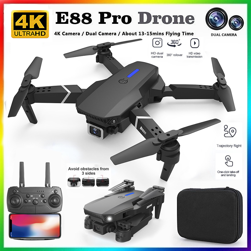 2026年新型 E88 プロ仕様 HD 4K RCドローン  - Drone Mapping のレビューと価格
