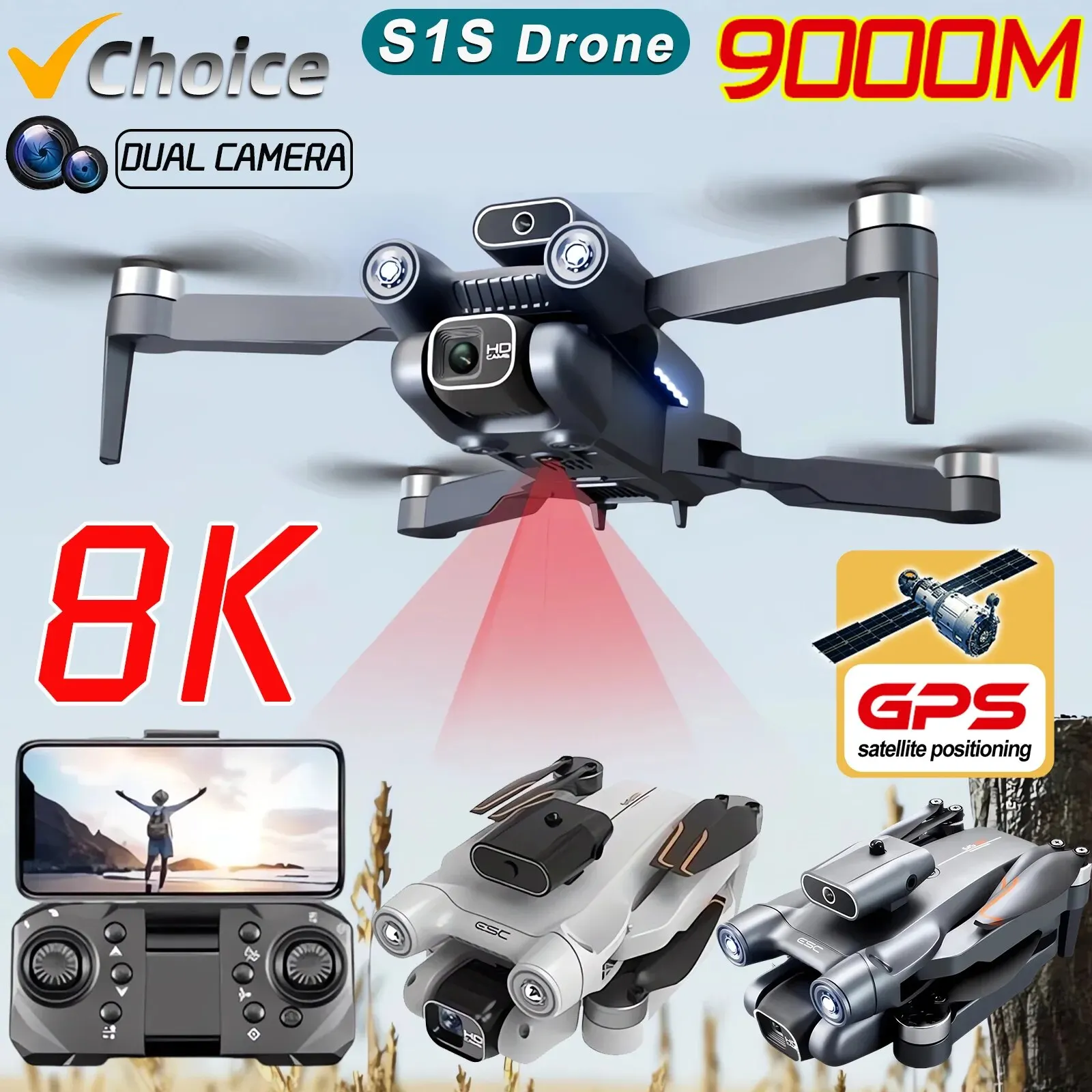 プロのブラシレスモーター付きドローン,GPS付きクワッドコプ - Drone Mapping のレビューと価格
