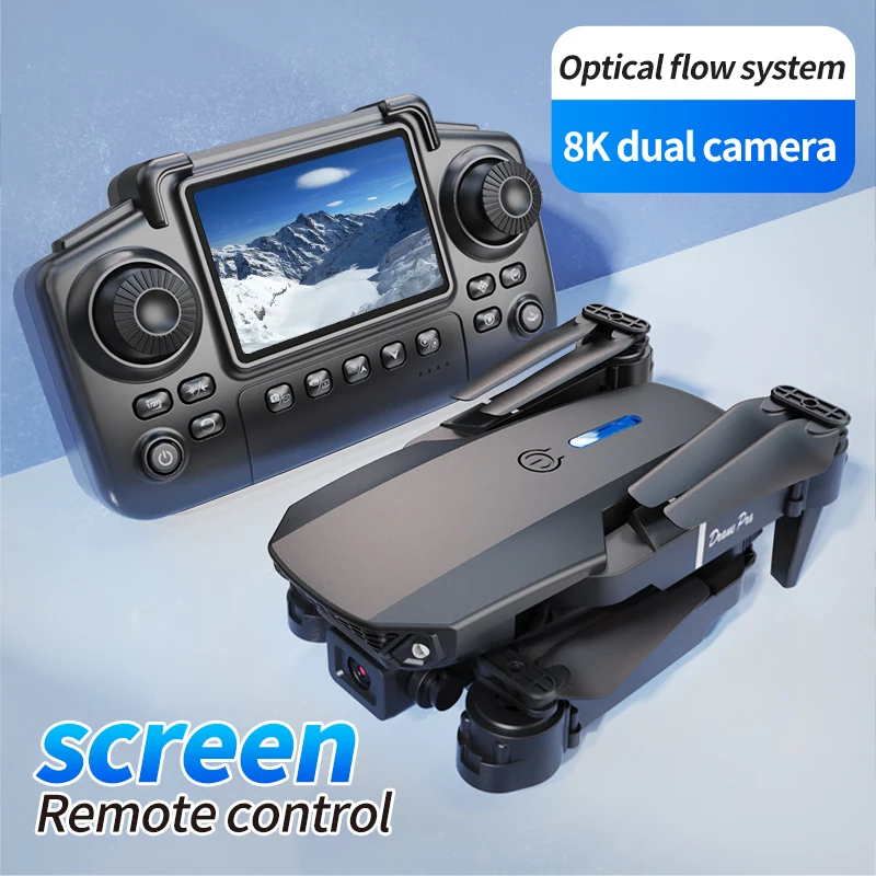 プロフェッショナルE88 PROドローン、スクリーン付き8K - Drone Lidar のレビューと価格