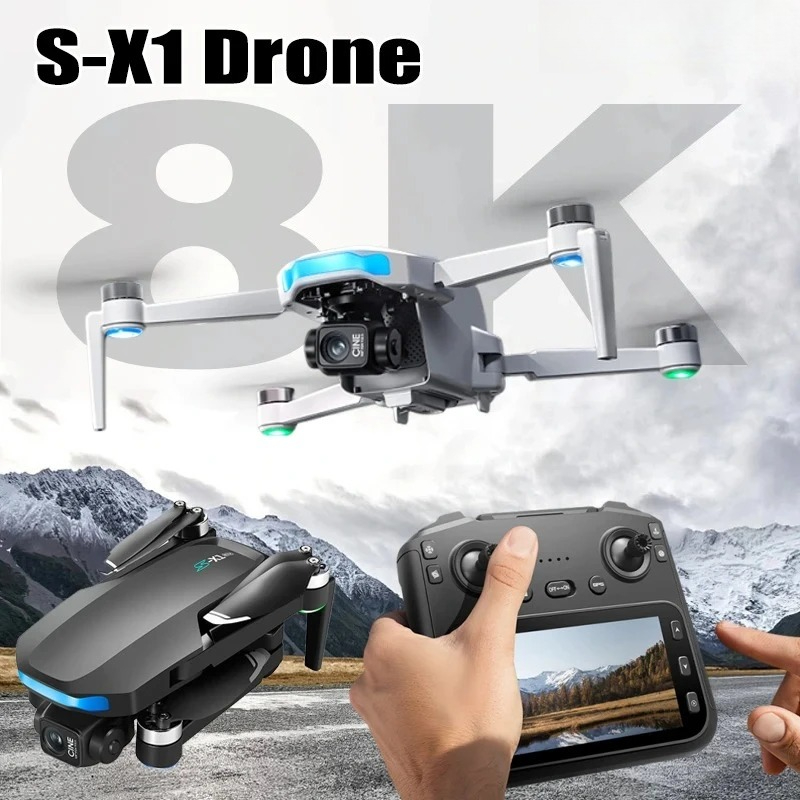 オリジナルS-X1ドローン 8K HD プロフェッショナル  - Drone Surveying のレビューと価格