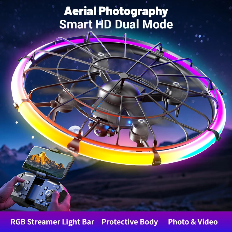 JJRC H145 UFO RCドローン、デュアルHDレンズ - Drone Lidar のレビューと価格