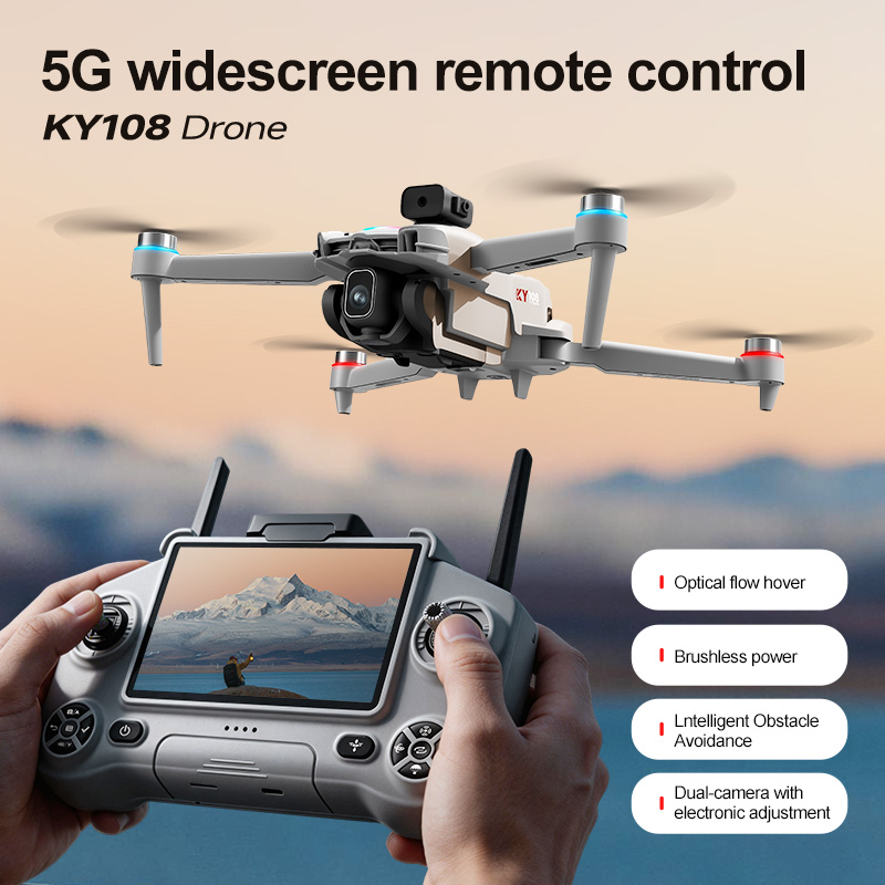 2026年新型KY108ドローン、8Kカメラ搭載、4.3イン - Drone Mapping のレビューと価格